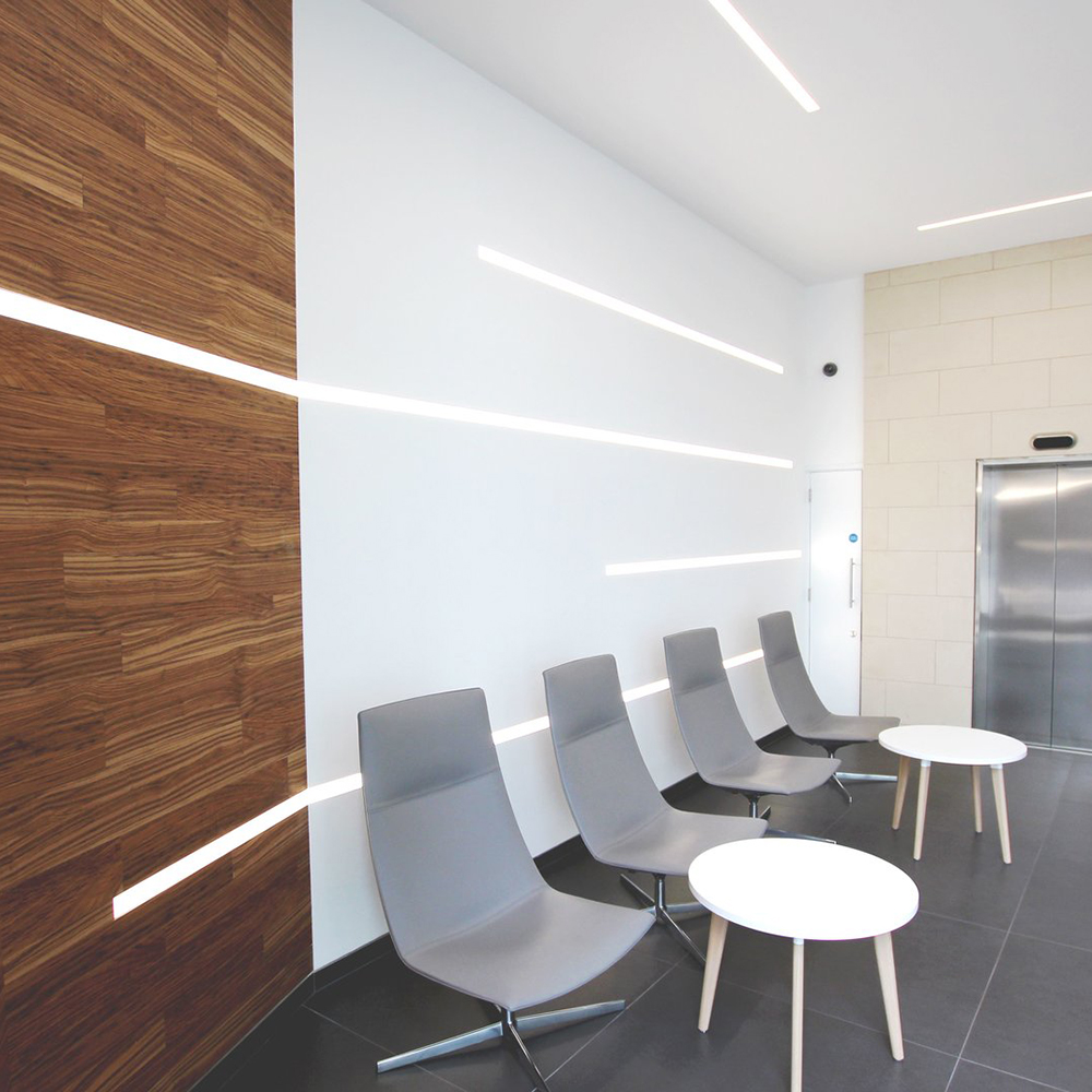 trimless recessed linear lights - ecowat lighting