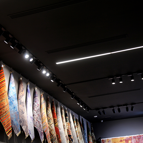 Halı mağaza aydınlatma projesi